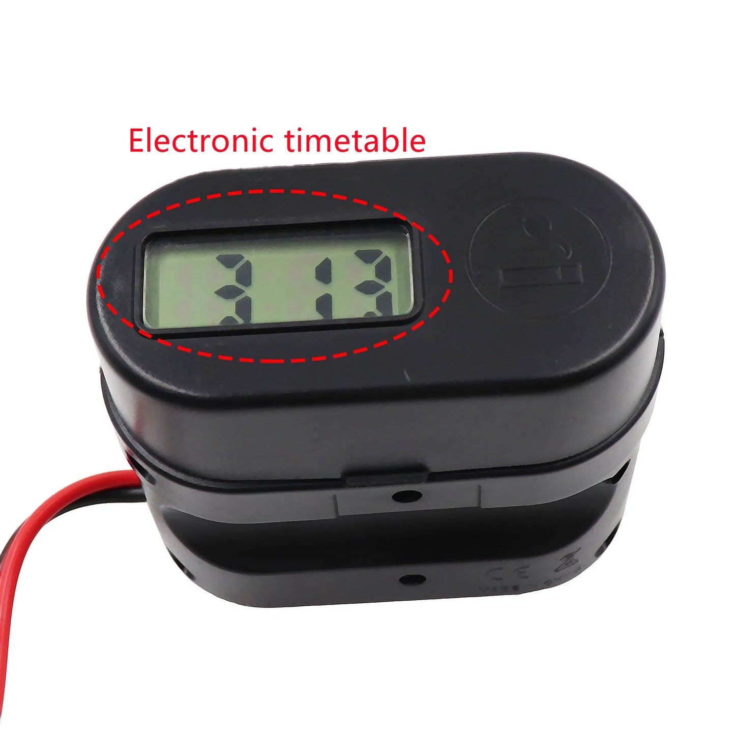 Moto Dual USB Port Adapter Multifunction Power Supply Quick Charging Cigarette Lighter Clock Voltmeter Motorcycle Accessories