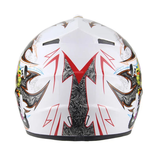 Full-Face Off-Road Motorcycle Helmet Mountain Riding Helmet with Durable Construction Comfortable Padding for Protection