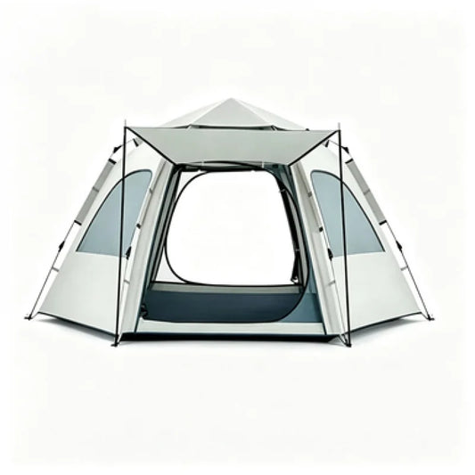 Foldable Portable Camping Tent Enhanced Ventilation Waterproof Wind & Rain Resistant With Storage Bag