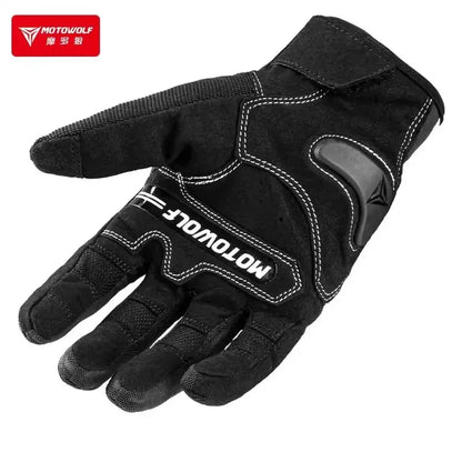 MOTOWOLF Motorcyclist Man Racing Sports Gloves Accessories Windproof Resistant All-Weather Motorcycle Gear Luvas for Men/Women