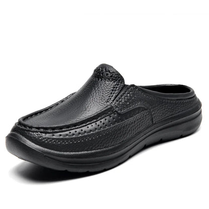 New Fashion Sandals High Quality Slippers Soft Sole Beach Sandals Men Slip On Driving Shoes Chef Shoes Breathable EVA Shoes