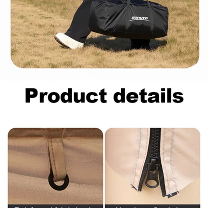 Sonuto Instant Setup Inflatable Tent, 3x3m Quick Inflation Air House Tent, Portable Easy Setup Large Camping Tent with Bag