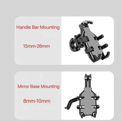 New Universal Upgraded Eight Claws Mobile Phone Holder for Motorcycle Scooter ATV Bicycle E-bike Cell Phone Bracket