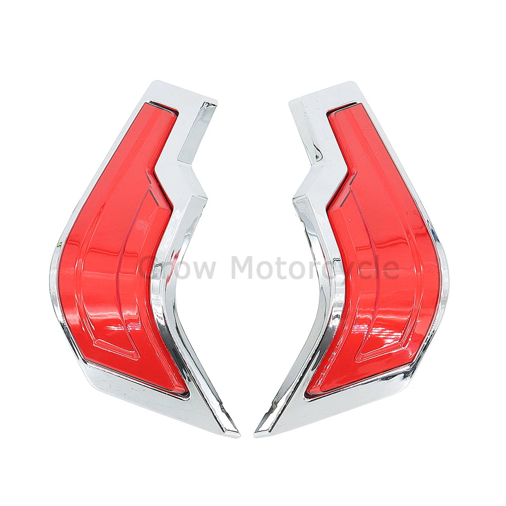 For Harley Touring Road Electra Glide Ultra Classic FLHTCU 2014+UP 2022 Motorcycle LED Tracer Tour-Pak Lights Chrome Rear Lights