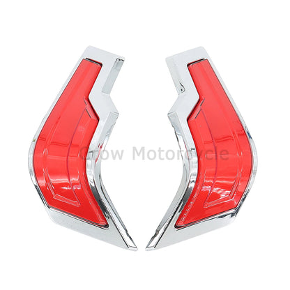 For Harley Touring Road Electra Glide Ultra Classic FLHTCU 2014+UP 2022 Motorcycle LED Tracer Tour-Pak Lights Chrome Rear Lights