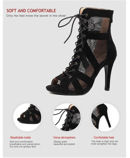 High Heels Ladies' Salsa Dance Latin Pole Dance Short Boots Ladies' Wedding Shoes Women's Dance Shoes Girls' Indoor And Outdoor