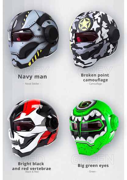 Biker Helmet Matte Scratch Full Face Wear-Resistant Motorcycle Supplies Breathable Head Protection Anti-Fall Motocross Kask
