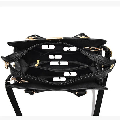 New Women's bag Female Shoulder bag Handbag for 2025  luxury designer handbag leather tote Female Handbags Fashion Cross bag