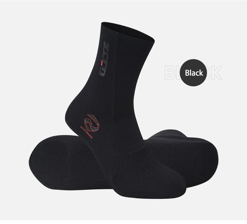 5mm/3mm/1.5mm Neoprene Diving Socks Anti Slip Beach Wetsuit Surfing Boots Water Socks Sand Proof Warm Blind Seam Diving Socks