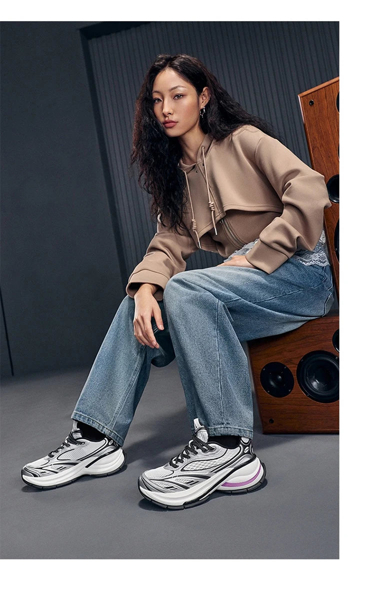 Xtep Basque 3 For Male Sneakers 2026 Spring Comfortable Retro Fashion Luxury Height-Increasing Sports Shoes 874219320001
