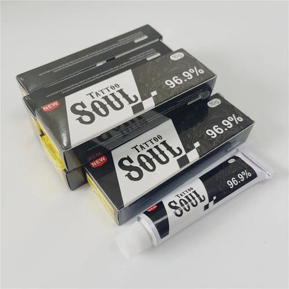 Newest 96.9% SOUL Tattoo Pink Cream Before Permanent Makeup Eyebrow and Lips 10G