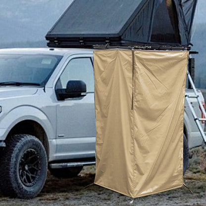 Car Side Shower Tent Waterproof Privacy Shower Tent RV Tailgate Van Toilet Changing Room Shelter for Outdoor Camping HikingBeach