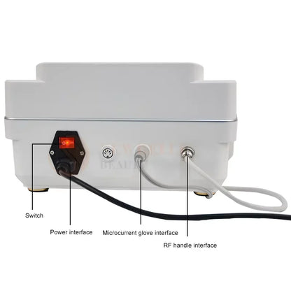 Handheld Microcurrent Facial Lift Massager Magic Current Gloves Galvanic Therapy Toning Device for Facial Rejuvenation
