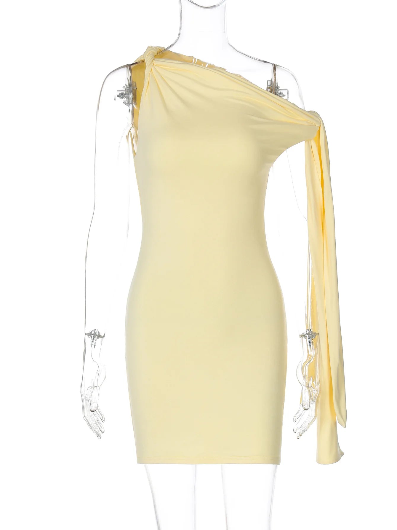 Talenza Sexy Bandage Mini Dress Solid Sleeveless Fitted Summer Bodycon Lace-up Dress Fashion Party Club Women's Evening Dress