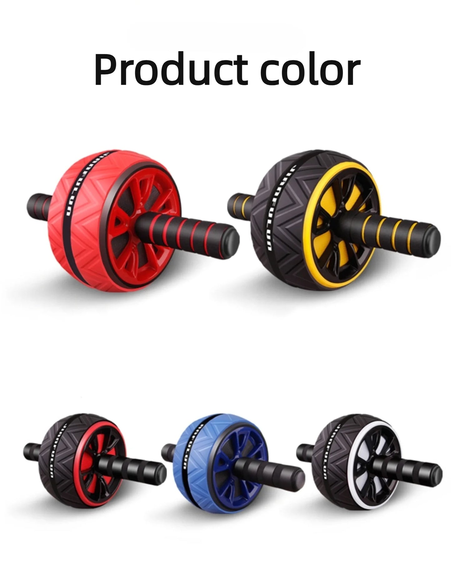 Big Roller For ABS Workout Wheel Exercise Equipment Core Abdominal Home Gym Muscle Device Fitness Men And Women Weight Loss