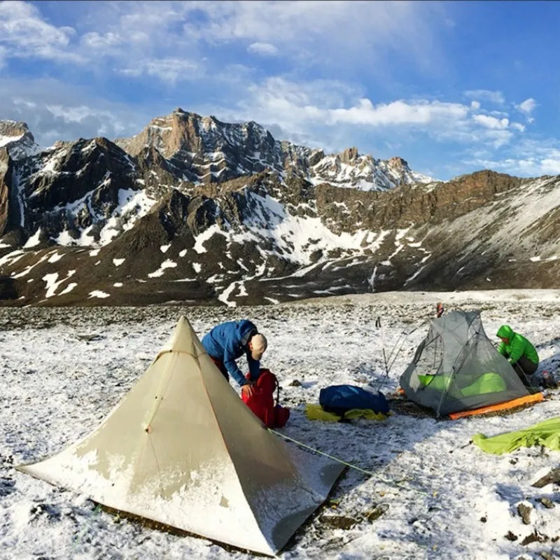 ASTA GEAR Fengyin2 Pyramid Tent Outdoor Ultralight 20D nylon Tent Camping Windproof Hiking Backpacking