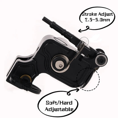 MAMBA V6 Shrapnel Rotary Tattoo Machine Adjustable Stroke 2.5-5mm Japan Coreless Powerful Motor Tattoo Gun For Permanent Makeup