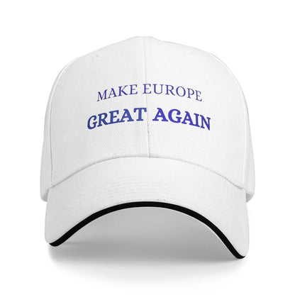 MEGA Make Europe Great Again Sun Baseball Cap Summer Women Men   Trucker Hat Breathable Stylish Hiking Fishing Baseball Caps