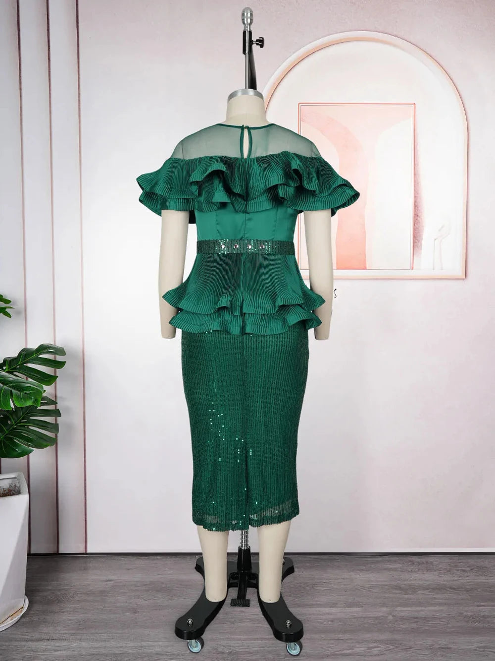 Elegant Women Luxury Party Dresses Dashiki Sequins Bodycon Robe Wedding Prom Birthday Evening Dress 2025 Autumn Africa Clothing
