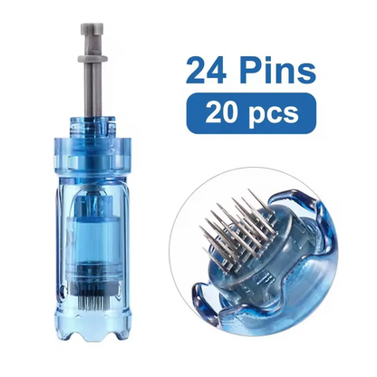 Bayonet Cartridge Needle for Dr Pen M8S /A8S/ A9/ A11 Microneedle 12/ 18 /24 /36 /42 Pin / Round Nano / 3D Replacement Tip Head