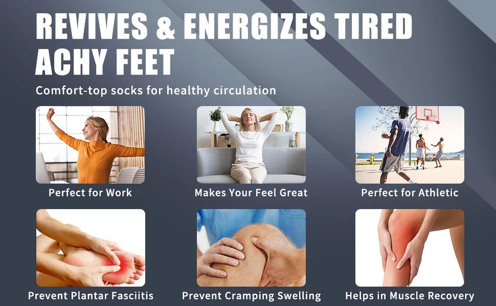 4 Pairs of Compression Socks Men Women Medical Varicose Veins Nursing Socks For Outdoor Running Pregnant Sports Socks