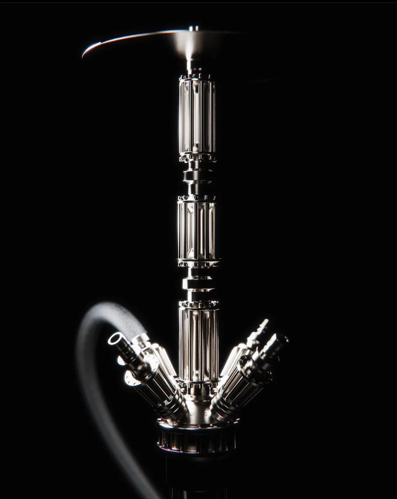 German MIG Titan Hookah High-end 304 Stainless Steel Hookah Shisha Set Bar KTV Hookah