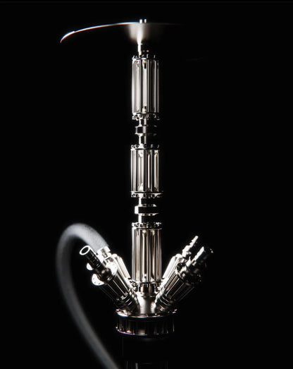 German MIG Titan Hookah High-end 304 Stainless Steel Hookah Shisha Set Bar KTV Hookah