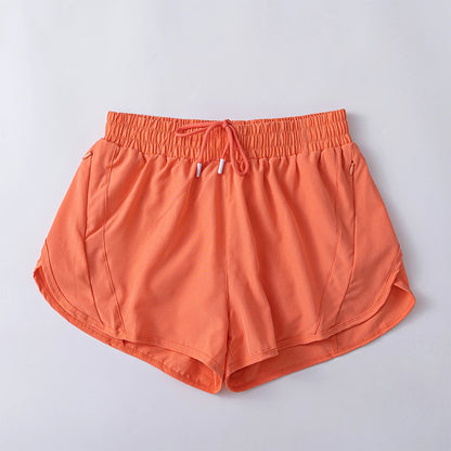 Women Running  Lightweight Athletic Shorts With Mesh Liner Zip Pocket Quick Dry Workout Sports Shorts Oneractive Yoga Pant Sport
