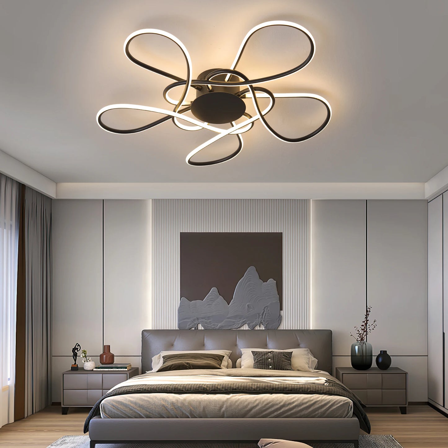 Chrome/Gold Plated Modern LED Chandelier for Living Room Lamp Bedroom Ceiling Chandeliers AC 90-260V Home Deco Light Fixture