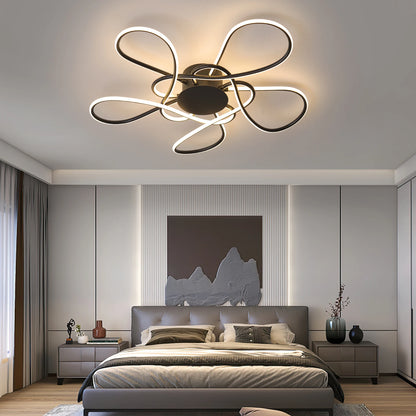 Chrome/Gold Plated Modern LED Chandelier for Living Room Lamp Bedroom Ceiling Chandeliers AC 90-260V Home Deco Light Fixture