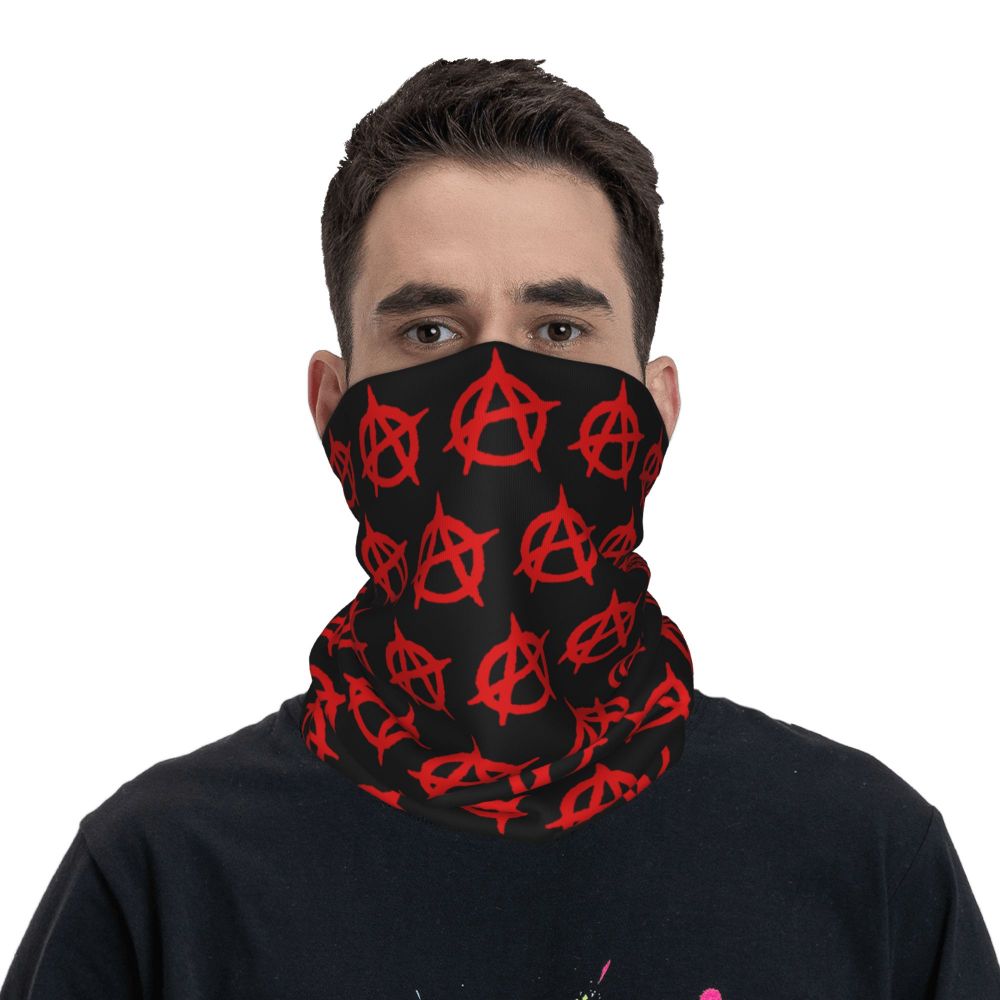 Custom 1 Percenter Essential Sons Bandana Neck Gaiter for Ski Camping Men Women Wrap Scarf TV Show Anarchy Headband Warmer