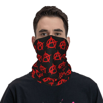 Custom 1 Percenter Essential Sons Bandana Neck Gaiter for Ski Camping Men Women Wrap Scarf TV Show Anarchy Headband Warmer