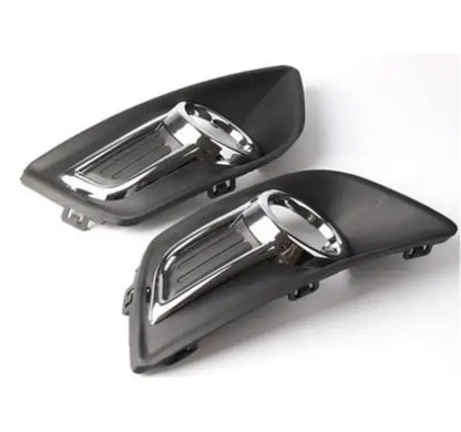 Left Right Chrome Front Bumper Fog Lamp Light Cover Fog Light Cover Fits Citroen C4  2008 2009 2010 2011