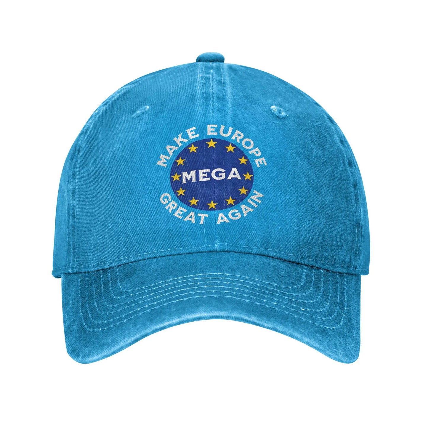 Make Europe Great Again Star Baseball Caps Casual Distressed Cotton MEGA EU Snapback Cap Unisex Outdoor Unstructured Soft Hat