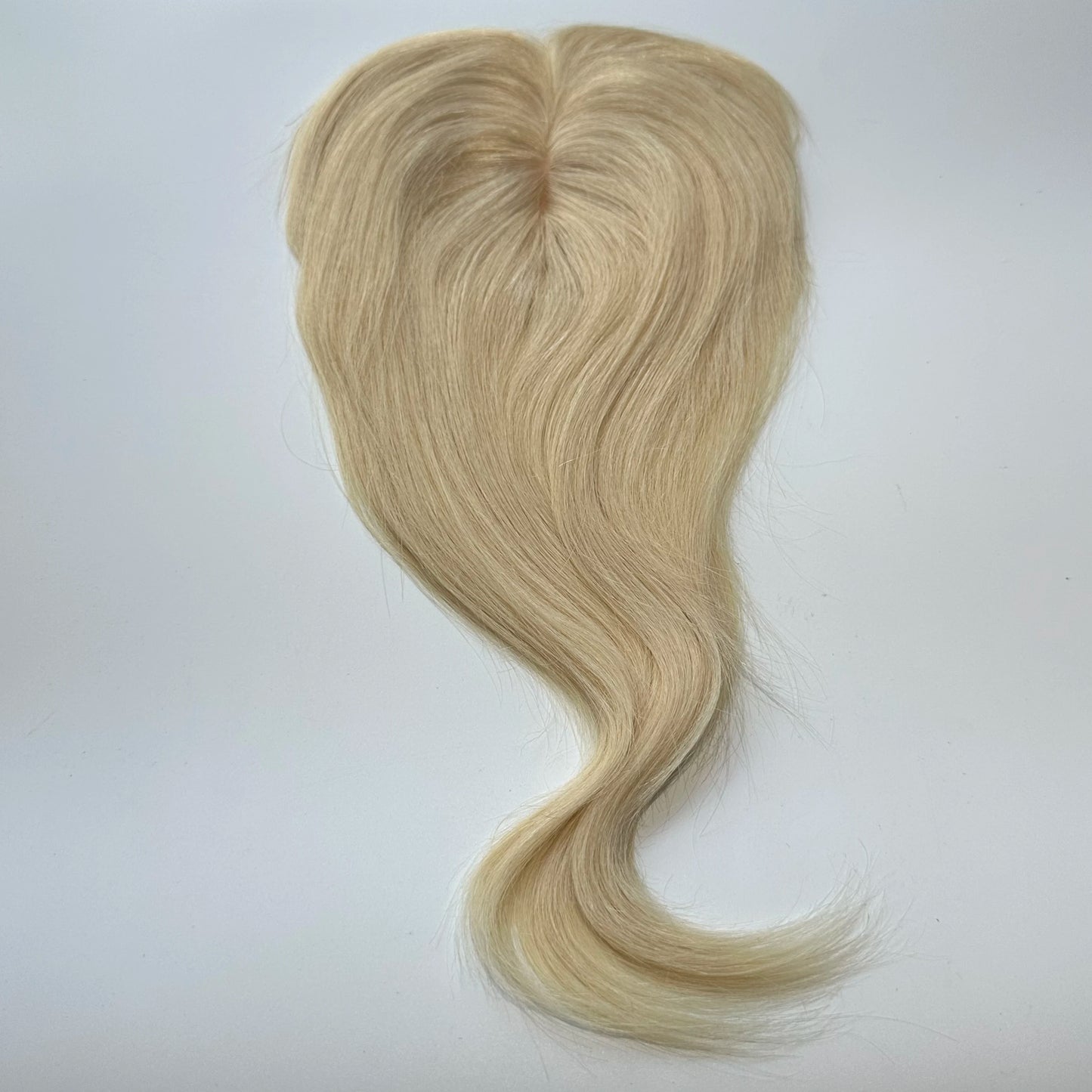 Lace Front Topper For Women Human Hair With Pre-Cut Bangs & Middle Part | 10x12cm 12inch Easy To Wear Wig