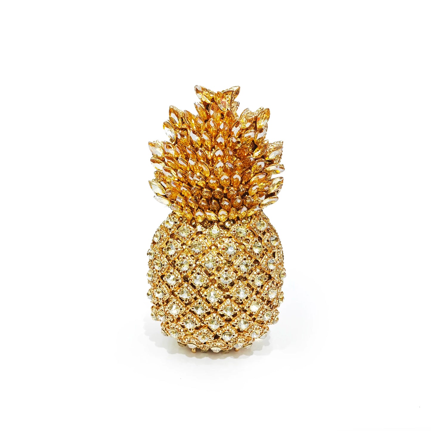 Blue Stone Pineapple Bag Diamond White Party Dinner Clutches Crystal Women Prom Formal Handbags For Lady Rhinestone Purses Bags