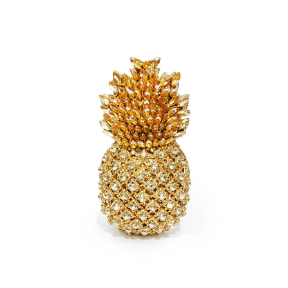Blue Stone Pineapple Bag Diamond White Party Dinner Clutches Crystal Women Prom Formal Handbags For Lady Rhinestone Purses Bags