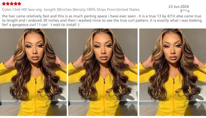 180 200 Density Remy Human Hair Body Wave Wigs P4/27 Highlight Colored 13x4 13x6 HD TranspatentLace Frontal 18-46 Inch Remy Hair