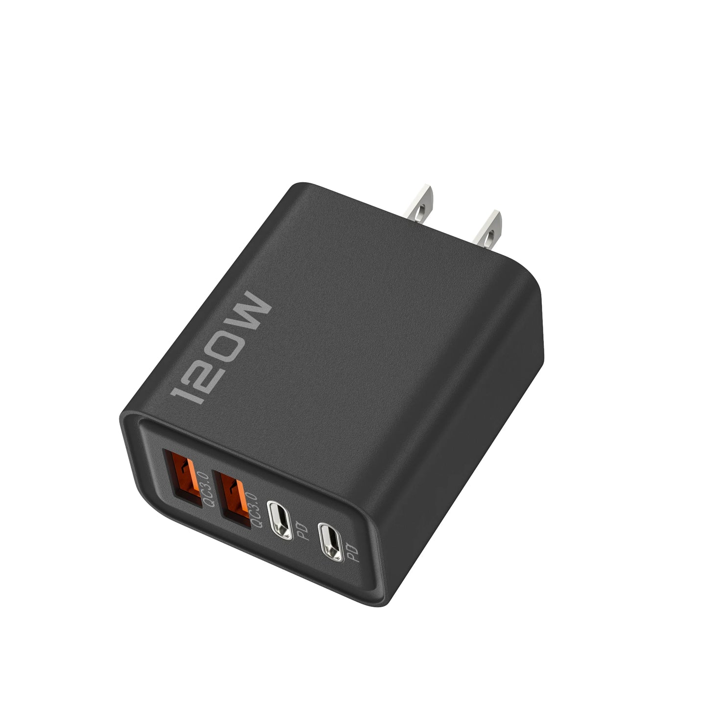 Xiaomi 120W Phone Fast Charger 4 Ports USB C Charger Quick Charge 3.0 USB Type C Fast Charging Adapter for Samsung iPhone Xiaomi