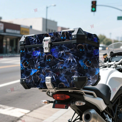 Graffiti Vinyl Wrap Car Wraps Personality Vinyl Paper for Car Wrapping Film Skull Pattern Auto Outdoor Accessories Body Covering