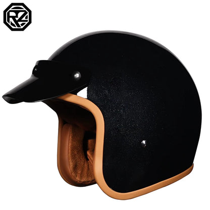ORZ-508  motorcycle helmet, men's and women's retro cruise half helmet, pedal 3/4 helmet, all season universal