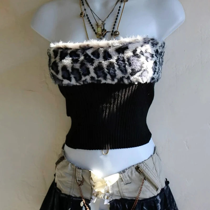 Y2k Summer New Solid Sling Tops Kawaii Lace Bow Inside A Sling Vest 90s Aesthetics Crop Top Women Pink Tank Top Fashion Punk Top