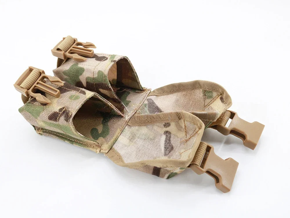 Tactical Pouch Double Frag Grenade Pack Molle EDC Tool Bag Accessory Pouch Shooting Hunting Airsoft Equipment Military Gear