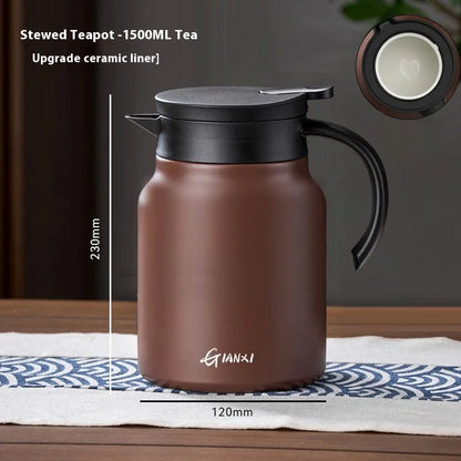 GIANXI Household Thermal Kettle Tea Set Suitable For Brewing Black Tea Aged White Tea Ceramic Inner Tank Thermal Pot