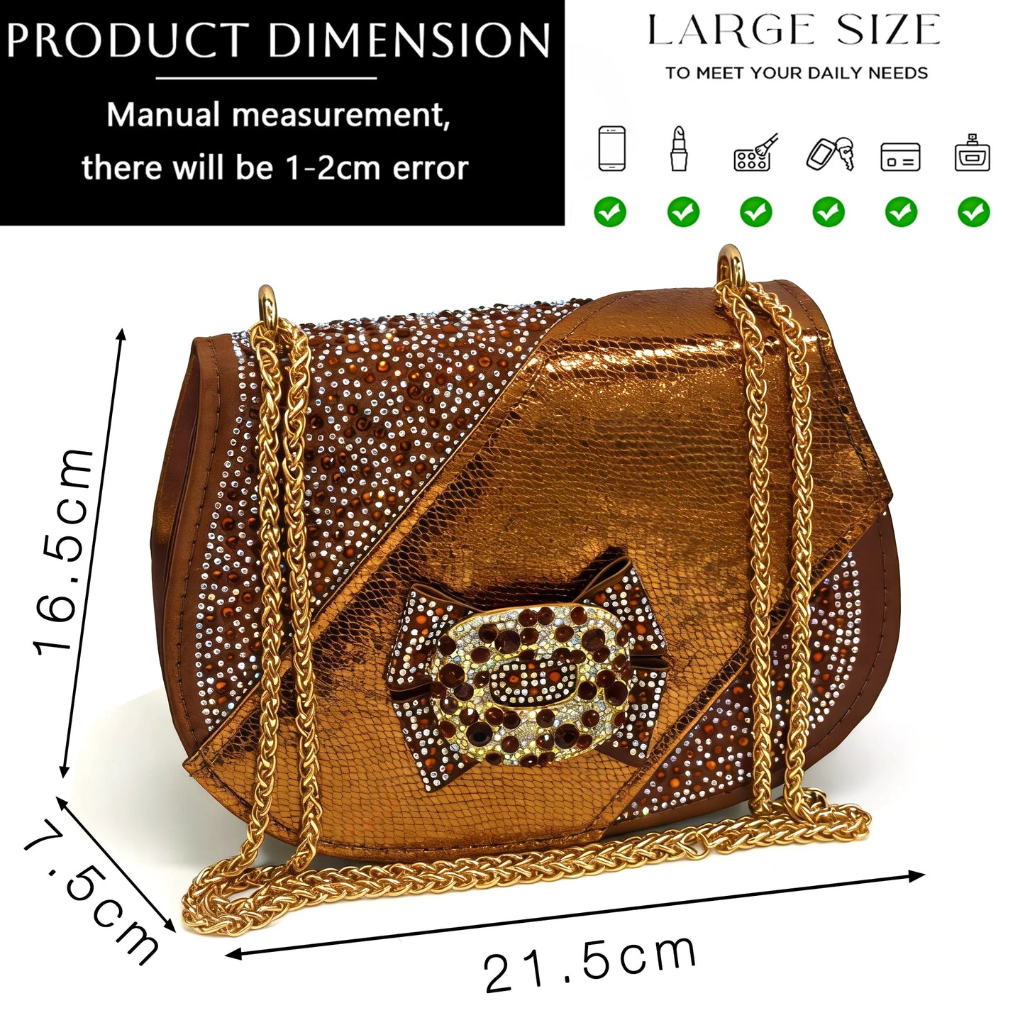 Venus Chan 2026 Elegant Women's Rhinestone Peep Toe High Heels Sandals - Italian Design with Matching Bags in Brown Color