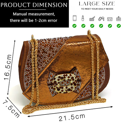 Venus Chan 2026 Elegant Women's Rhinestone Peep Toe High Heels Sandals - Italian Design with Matching Bags in Brown Color