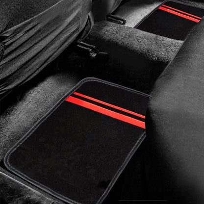 4pcs Universal Car Floor Mats  Auto Foot Pad Protector Waterproof  Rugs Carpet For Car Automotive Interior ccessories