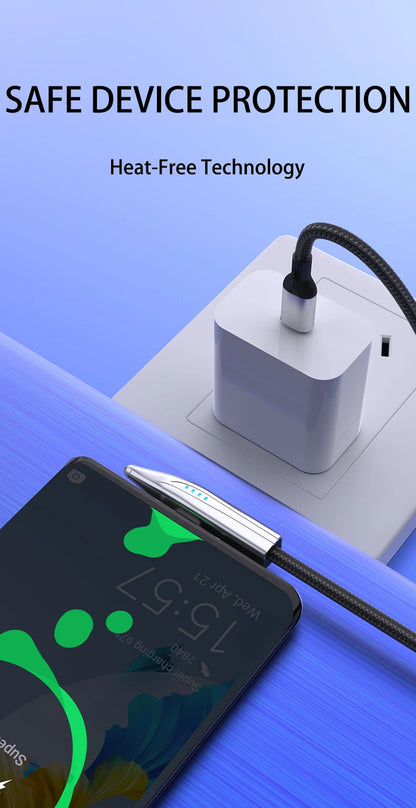 240W 100W Bullet Train Shape Fast Charging Cable 90° Elbow Type C Charger USBA/Type C To Type C Cable for Samsung S25 iPhone 16