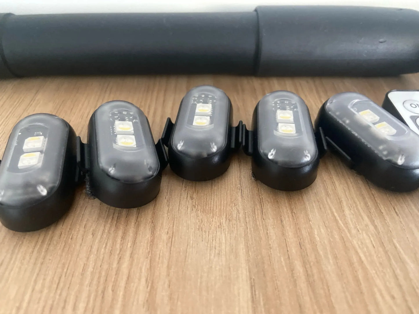 Wireless Car Atmosphere Light LED Strobe Lights Warning Lights RGB Led Aircraft Strobe Lights Car Motorcycle LED Lamp