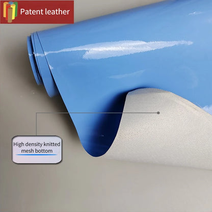 Pvc Patent Leather Fabric By The Meter for Jacket Skirt Bag Clothes Diy Sewing Cloth Waterproof Slightly Hard Wearable Glossy